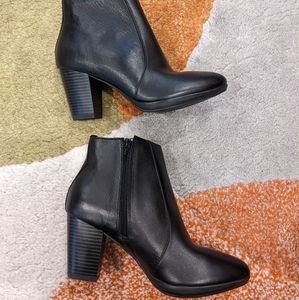 Leather booties - BRAND NEW NOT WORN